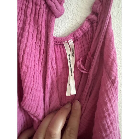 Anthropologie XS Braided Halter Mini Dress Beachy - Picture 10 of 10